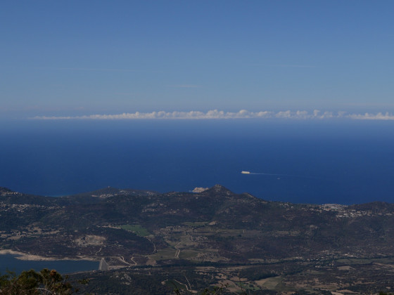 Blick vom Monte Tolu auf die Balagne